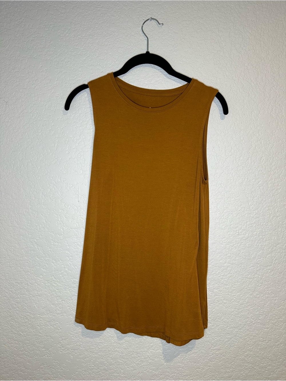 Mustard Loose Tunic Tank